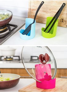 懶人廚房收納神器 創意鍋蓋架與砧板架讓生活更輕松